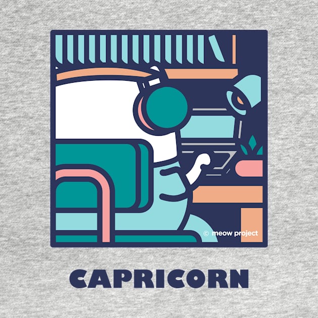 Quarantine Cat Zodiac Signs: Capricorn cat by meowproject